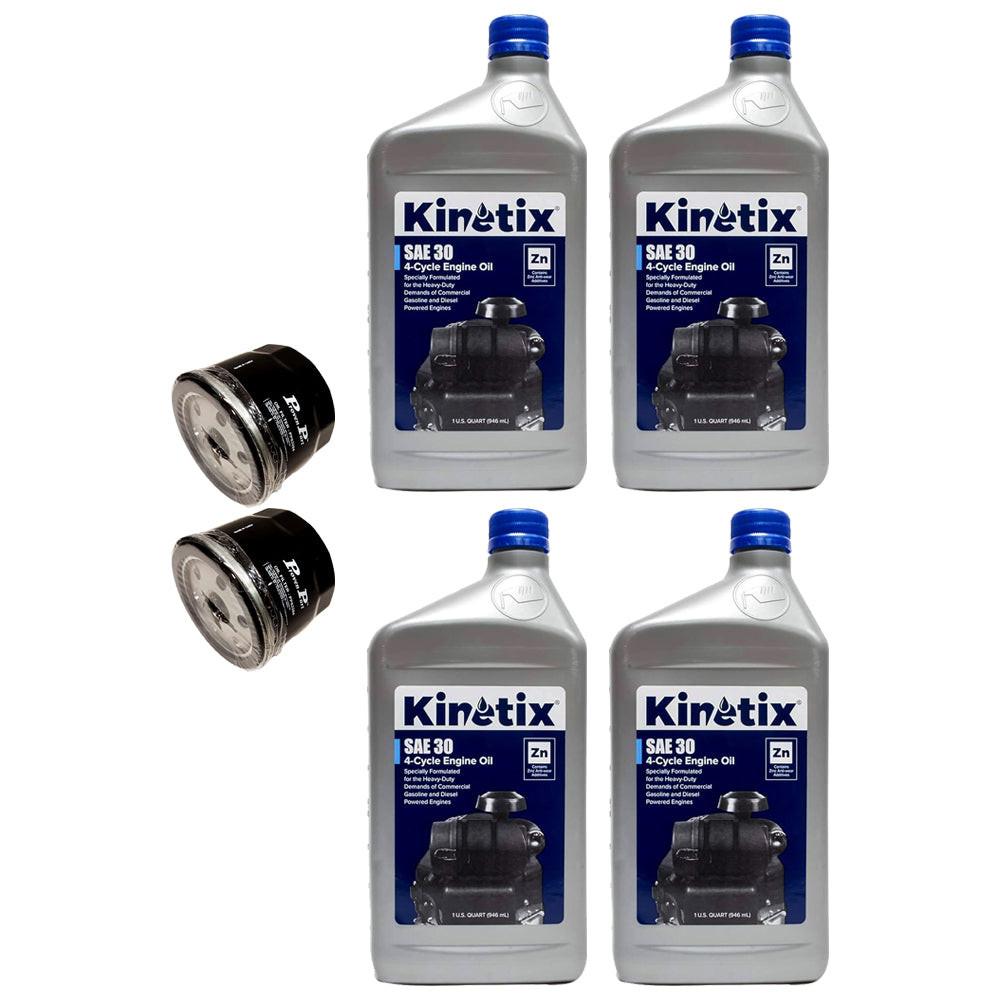 Proven Part 2 Oil Filters 4 Quarts 30W Oil Fits Kohler 12-050-01-S