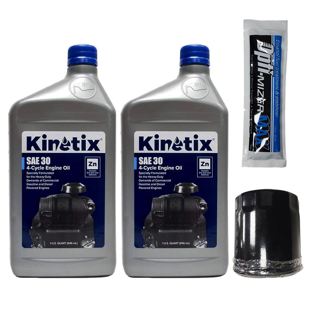 Proven Part Oil Filter Fuel Treatment 2 Quarts 30W Oil Fits Briggs 692513, Fits Kawasaki 103887901