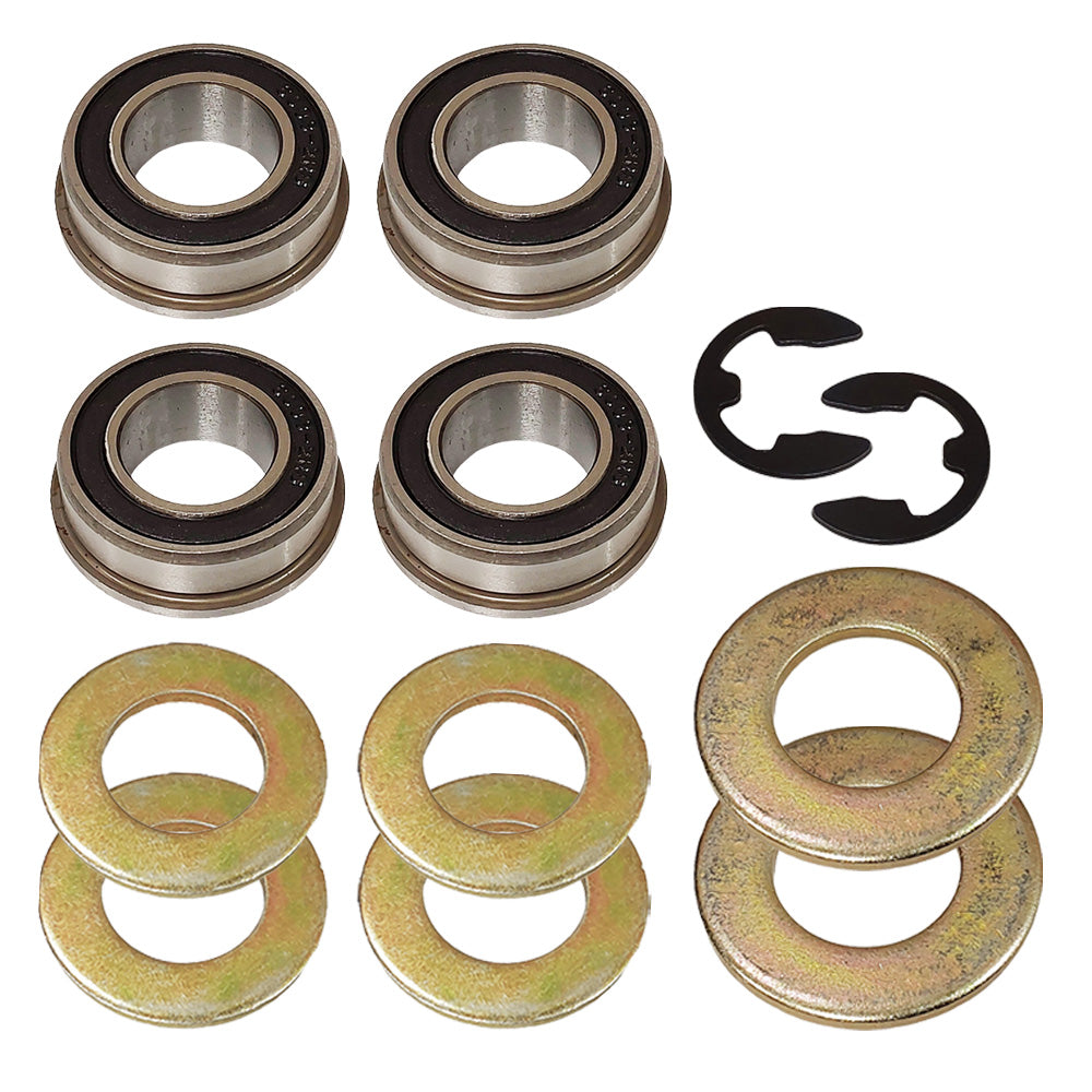 Proven Part Front Wheel Kit 4 Bearings 9040H 2 Clips 812000029 2 Inner Washers 121748 4 Outer Washers 532121749
