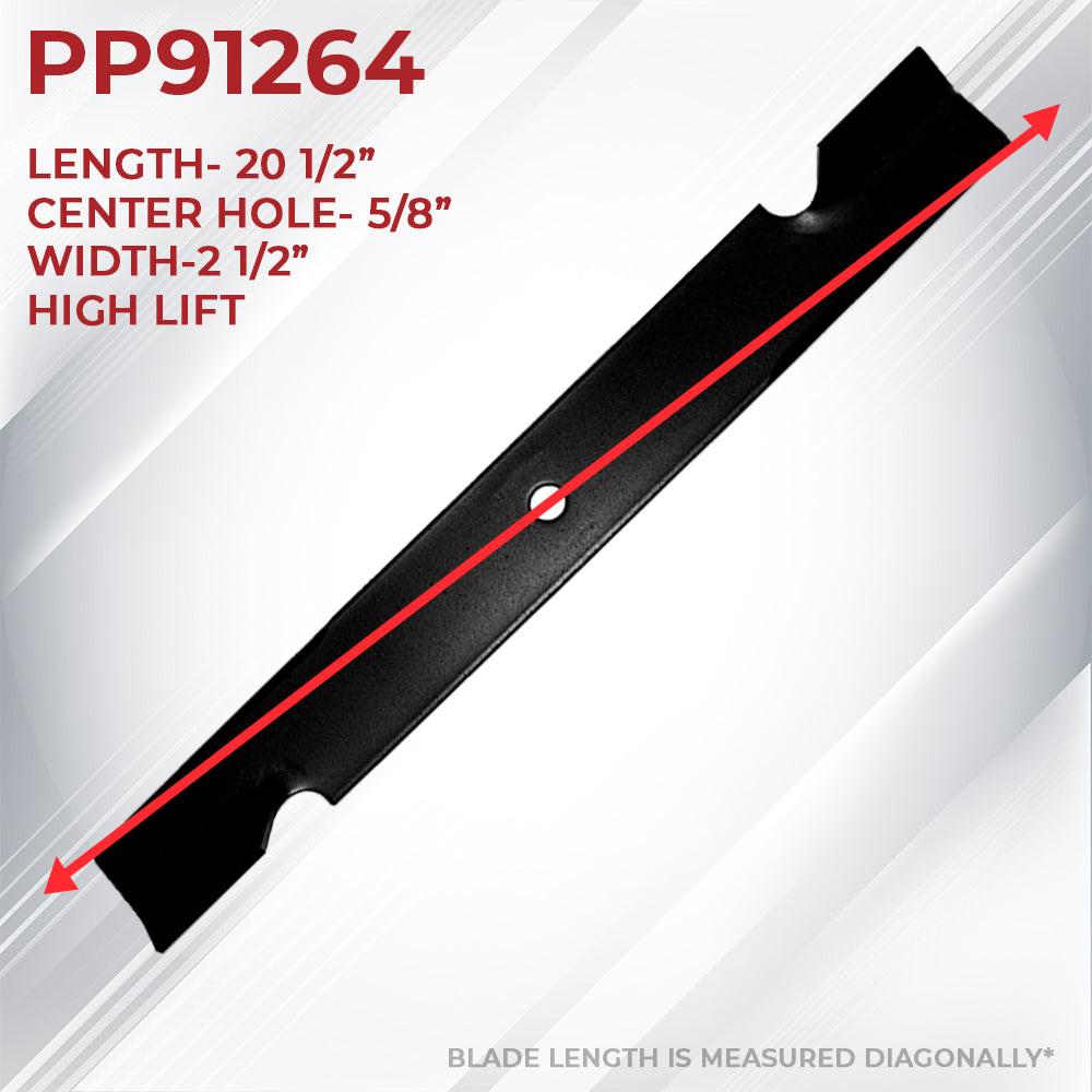 Proven Part High Lift Blade For Exmark Replaces 103-2530 - Proven Part