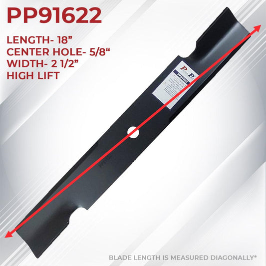 Proven Part 6 Riding Lawn Mower Deck Blades 21227S 481711 539105712 AM104490 91-622