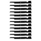 12 RIDING LAWN MOWER DECK REPLACEMENT BLADES 21227S 481711 539105712 AM104490 91-622