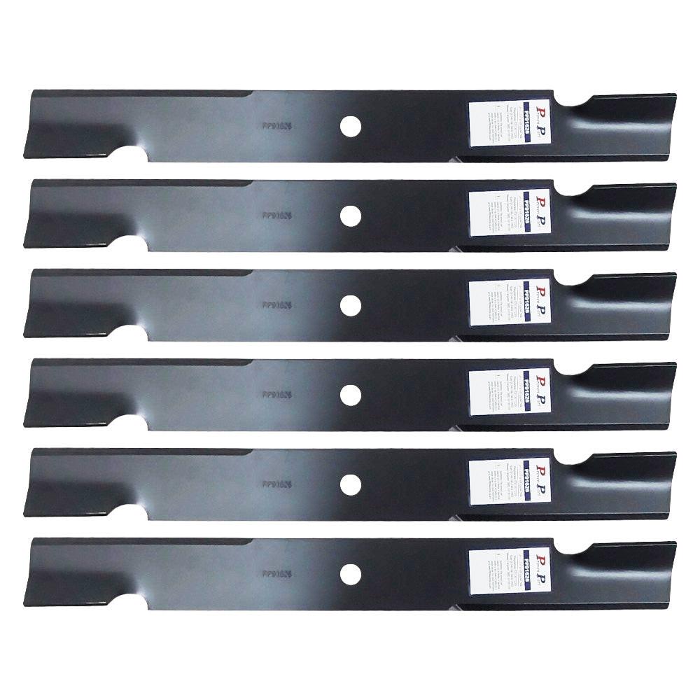 Proven Part Set Of 6 Lawn Mower Deck Blades Fits 539101733 1520842 795252 3434 310-078 038-6080-00 - Proven Part