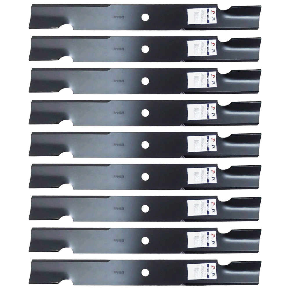 Proven Part Set Of 9 Lawn Mower Deck Blades Fits 539101733 1520842 795252 3434 310-078 038-6080-00