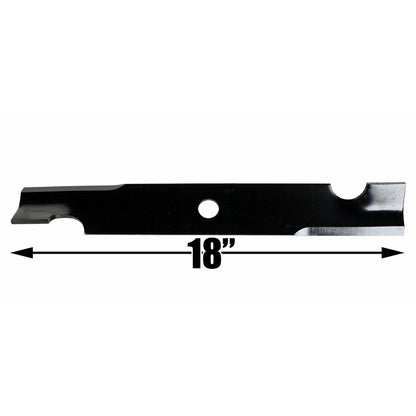 Paquete de 12 cuchillas para cortacésped de alta elevación para Exmark 103-6402-S