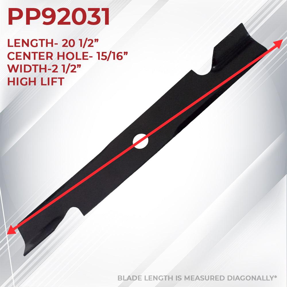 (9) Proven Part Splined Blade Center Bushing and Bolt .094" Center Hole Fits Exmark 103-3037 109-9220 103-6403