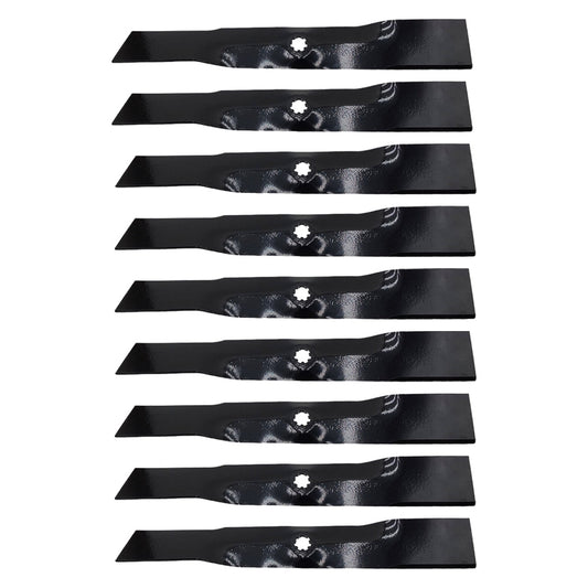 9 cuchillas de cubierta de 54 pulgadas para Craftsman para John Deere GX21380 GY20679 GY20684 GY20686