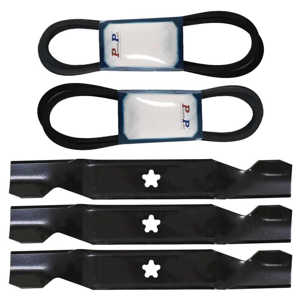Proven Part Blades and Belts Kit Fits Husqvarna 532130652, 532131264, 532144200