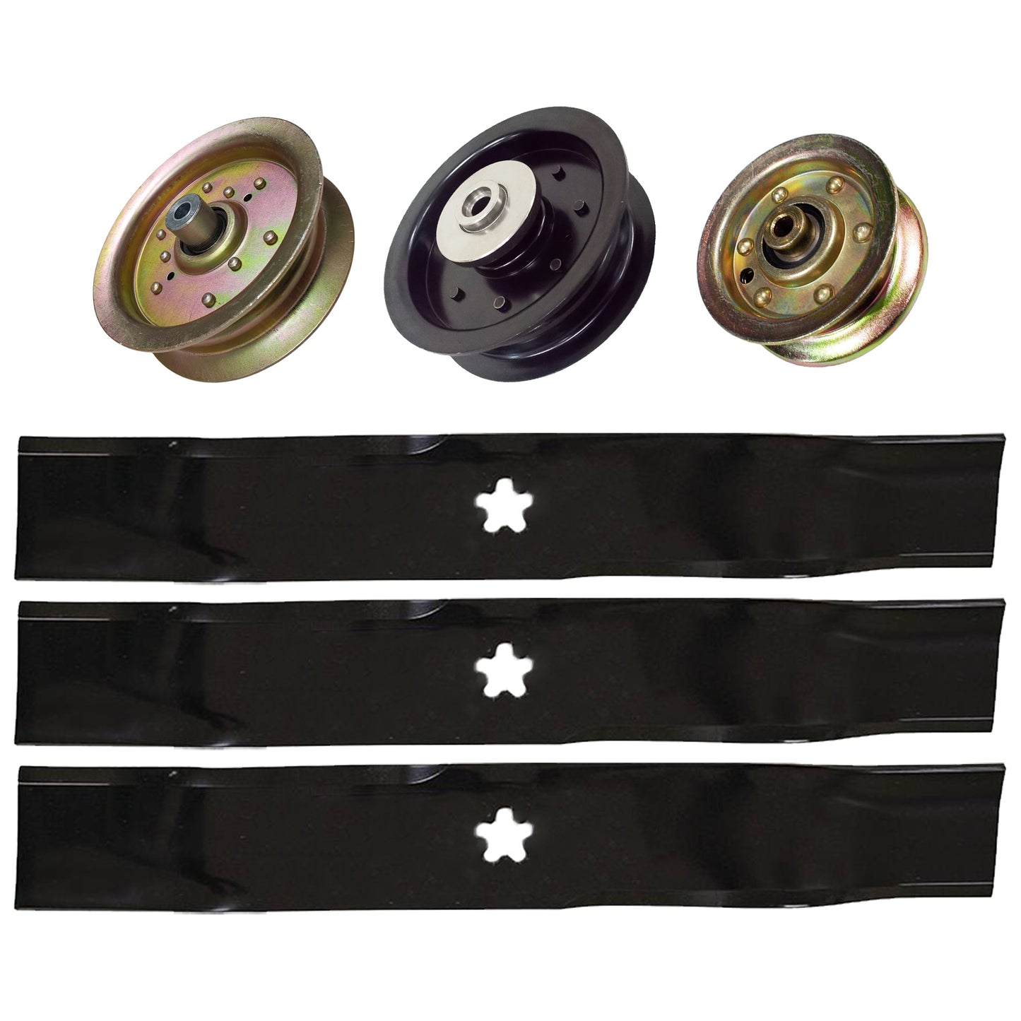 Proven Part 48" Idler Pulley & Blades Kit Fits 180054, 196106, 196104, 177968