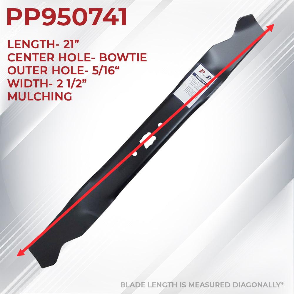Proven Part Mulching Blade 21 Fits MTD 21In Deck Walk-behind mowers: MTD (1995 and newer)