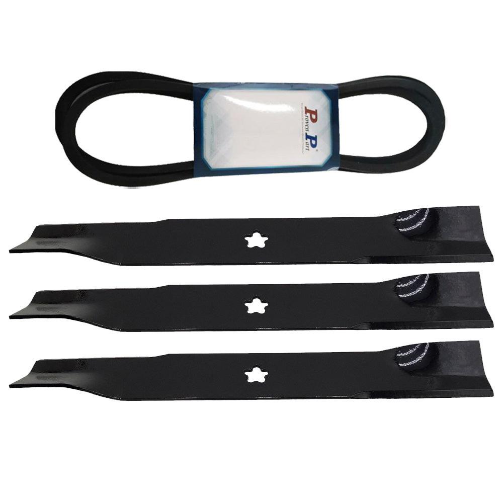 Proven Part 3 Blades and Belt Kit Fits Husqvarna 539112079, 532196103