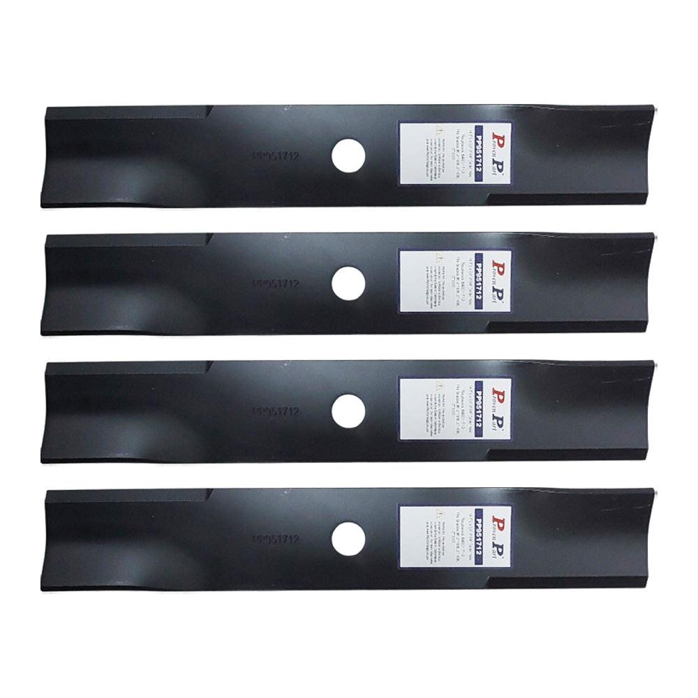 4x Proven Part Hi-Lift Blade 14.5 Fits Simplicity 36In Zero-Turn Mower: Courier (19 Gross HP B&S, 23 Gross HP B&S), SZT105 (7200 Series B&S)