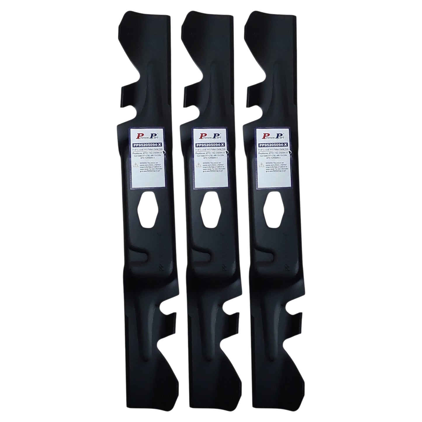 Proven Part 3-Mulching Blade For 50" Cub Cadet ZT1-50 742-050941-X 742P05094 17In