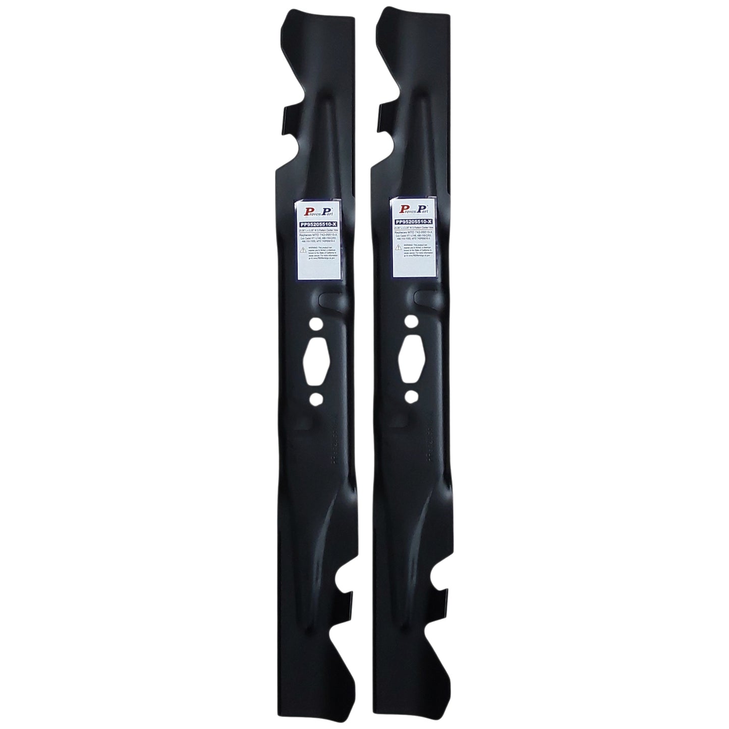 Proven Part 2-Pack Mulching Blades For 46" Fits MTD 742P05510-X, 742-05510-X, 490-110-C203