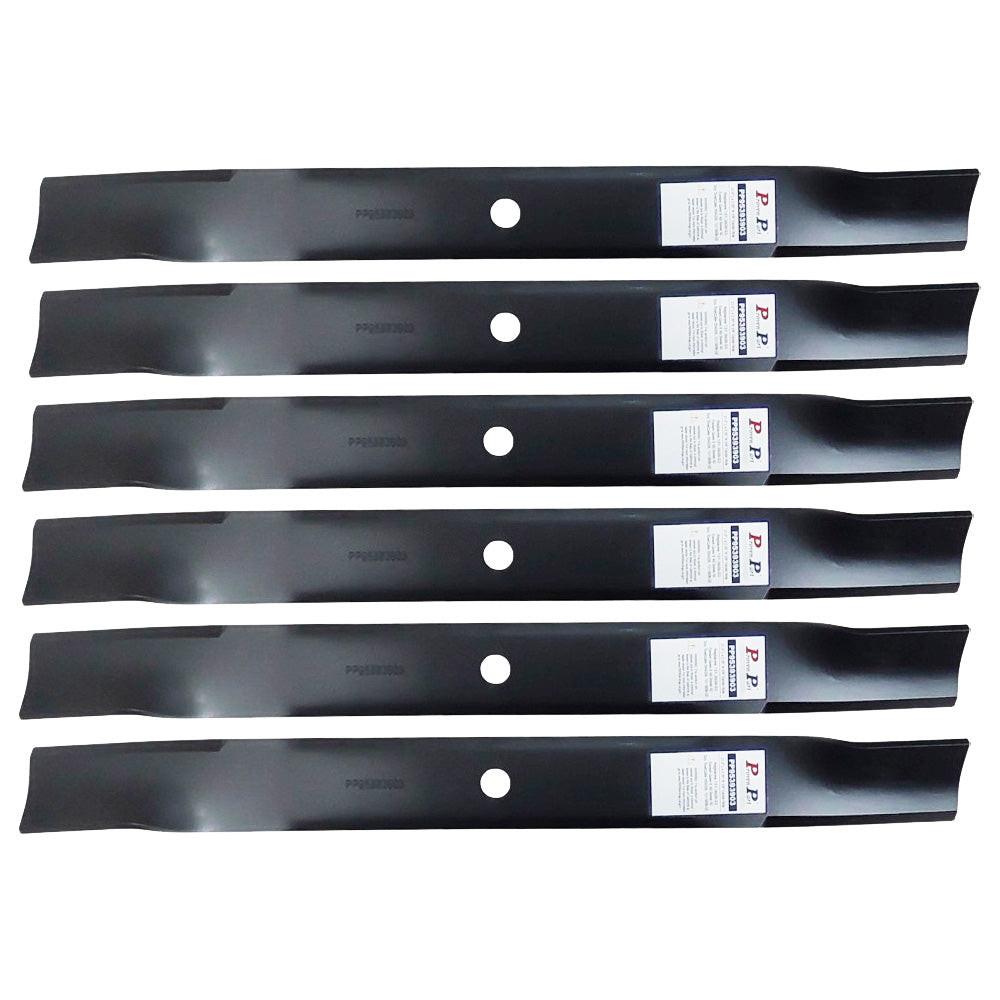 Proven Part 6x Hi-Lift Blade 21.97 Fits  Toro 42In Deck Toro TimeCutter Zero-Turn Mowers (2007 & Newer): Z4200, Z4220, Z4235, SS4216, SS4200, SS4235, SS4260, MX4260, 74720, 74721, 74722, 74723