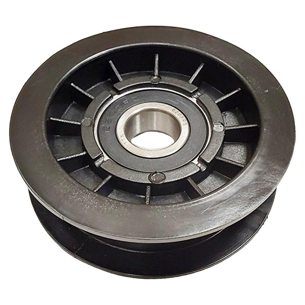 Proven Part Flat Idler Pulley For John Deere GX20287 G110 L100 L110 L118 L120 L130 3-3/8" Od