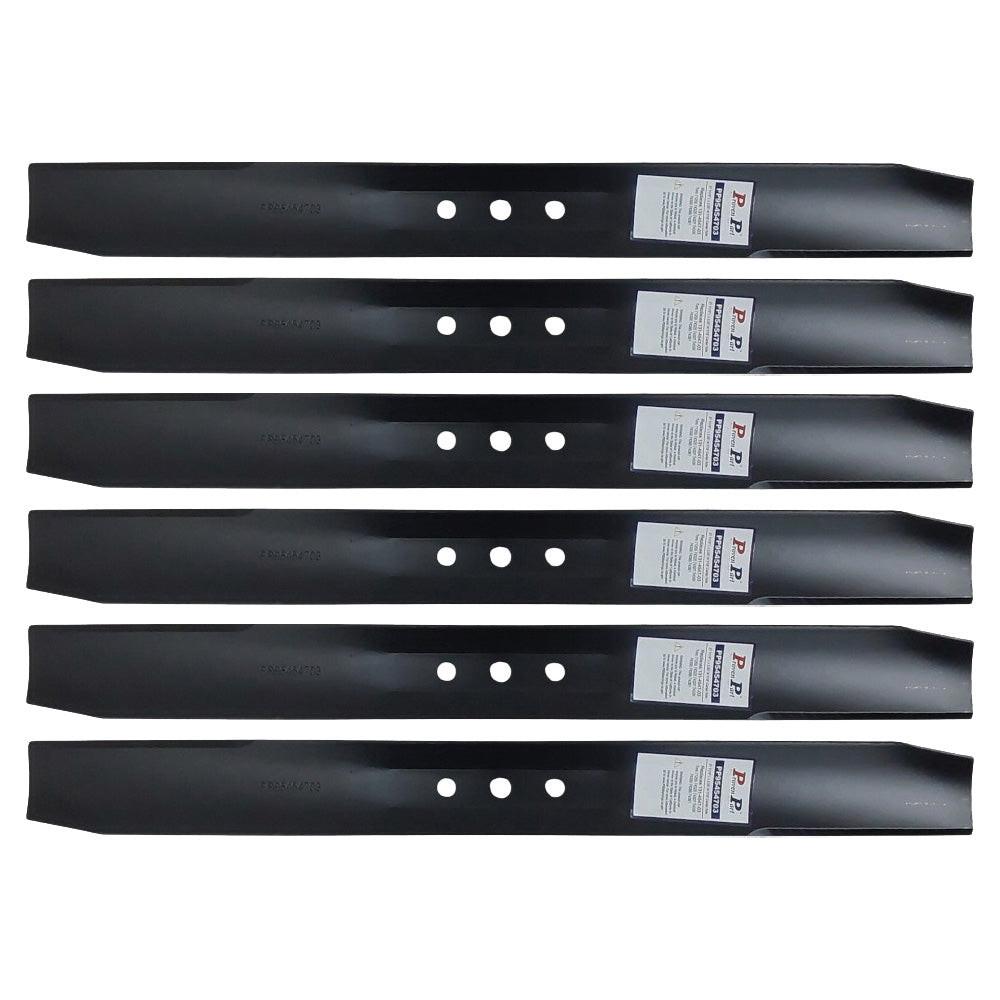 Proven Part 6x Mulching Blades Fit Toro 22" Recycler Walk-Behind Mowers (2002 & Newer, with steel decks): 20332, 20333, 20334