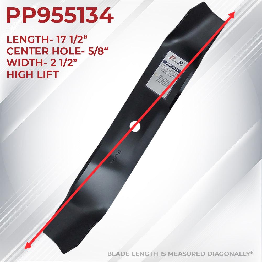 4x Proven Part High Lift Blade 17.5" Fits Toro 140-5134-03