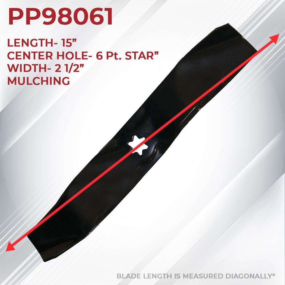 Proven Part Rebuild Kit Blades Spindles Belt Fits Cub Cadet 46 In. LT1045 LT1046 Lawn Mowers