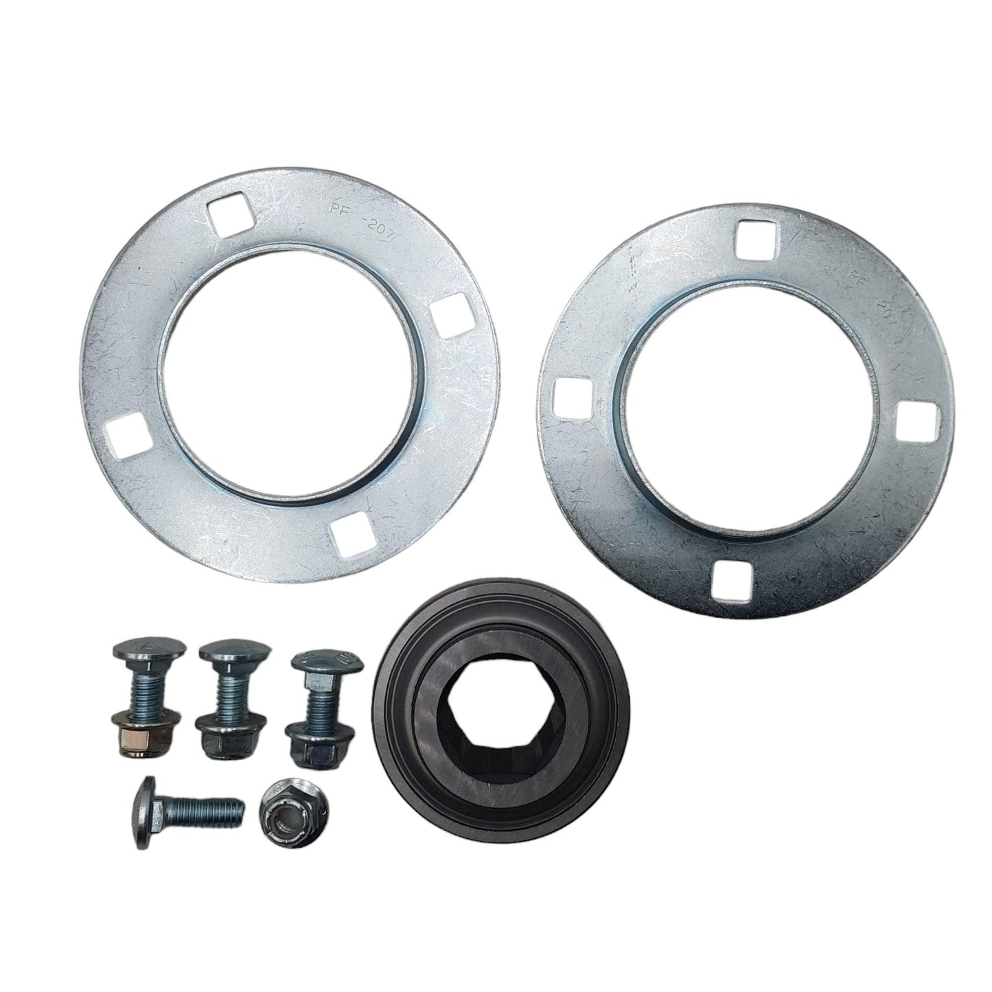 Proven Part (1) AE50-090 Hex Bearing With (2) AE50-094 72mm 4 Hole Flanges