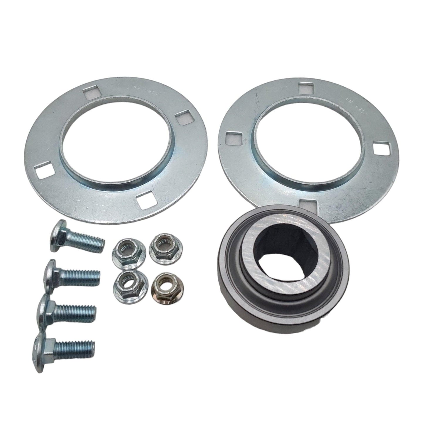 Proven Part (3) AE50-090 Hex Bearings With (6) AE50-094 72mm 4 Hole Flanges