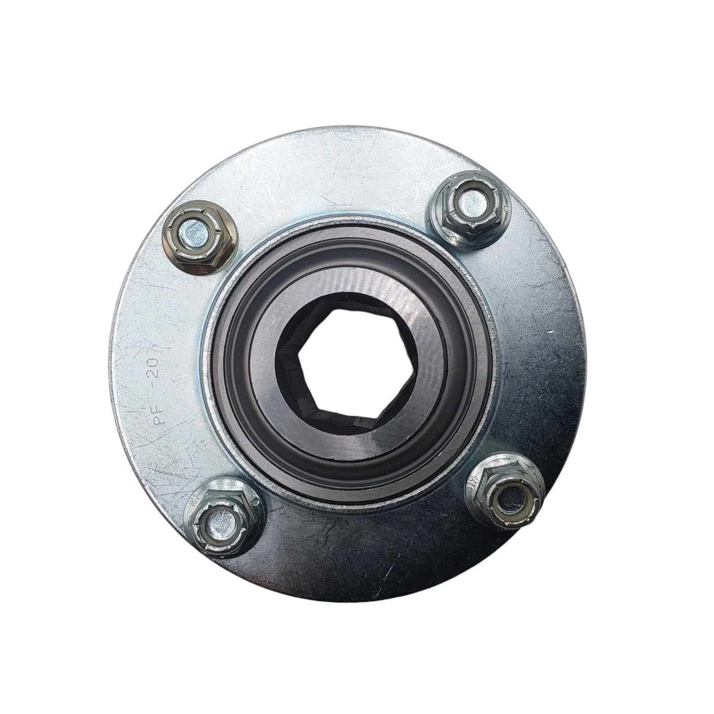 Proven Part (3) AE50-090 Hex Bearings With (6) AE50-094 72mm 4 Hole Flanges