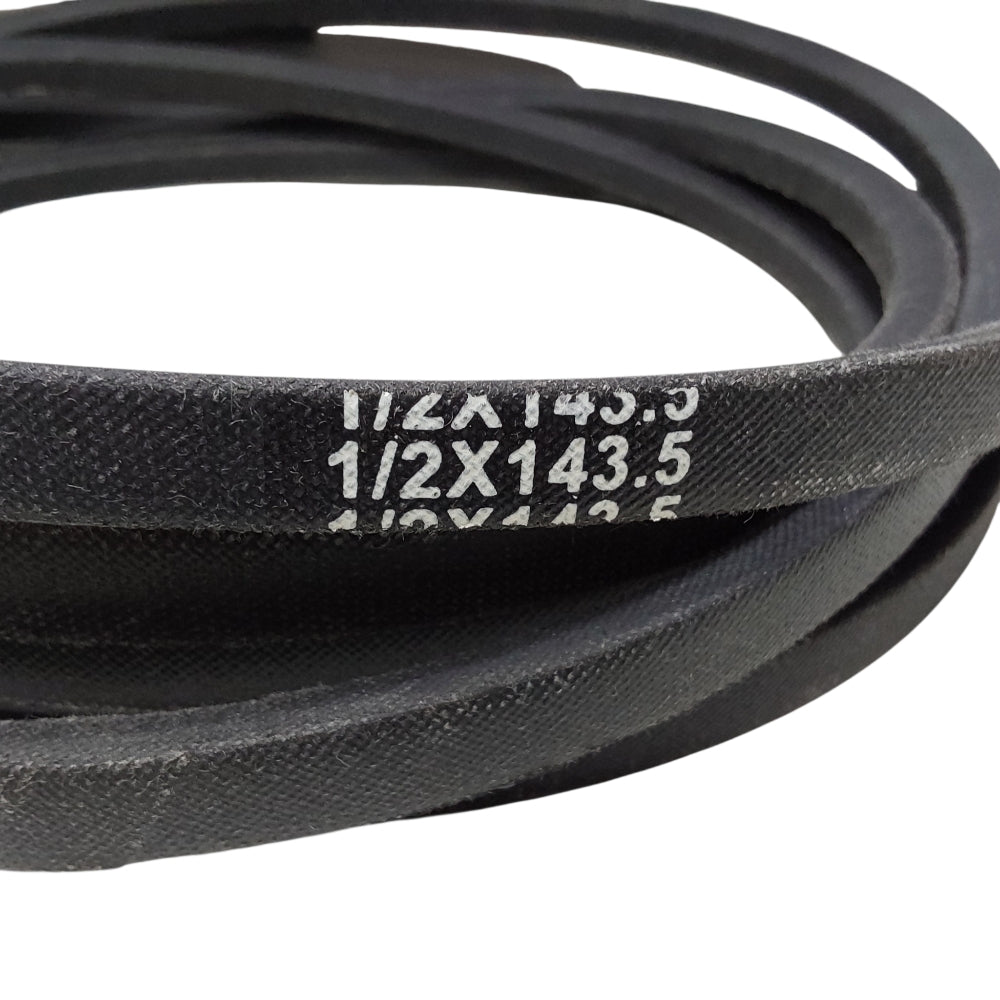 Rubber Deck Belt 1/2" x 143.5" Fits John Deere GX10176 for 46" Decks, Fits Scotts S2046, S2546