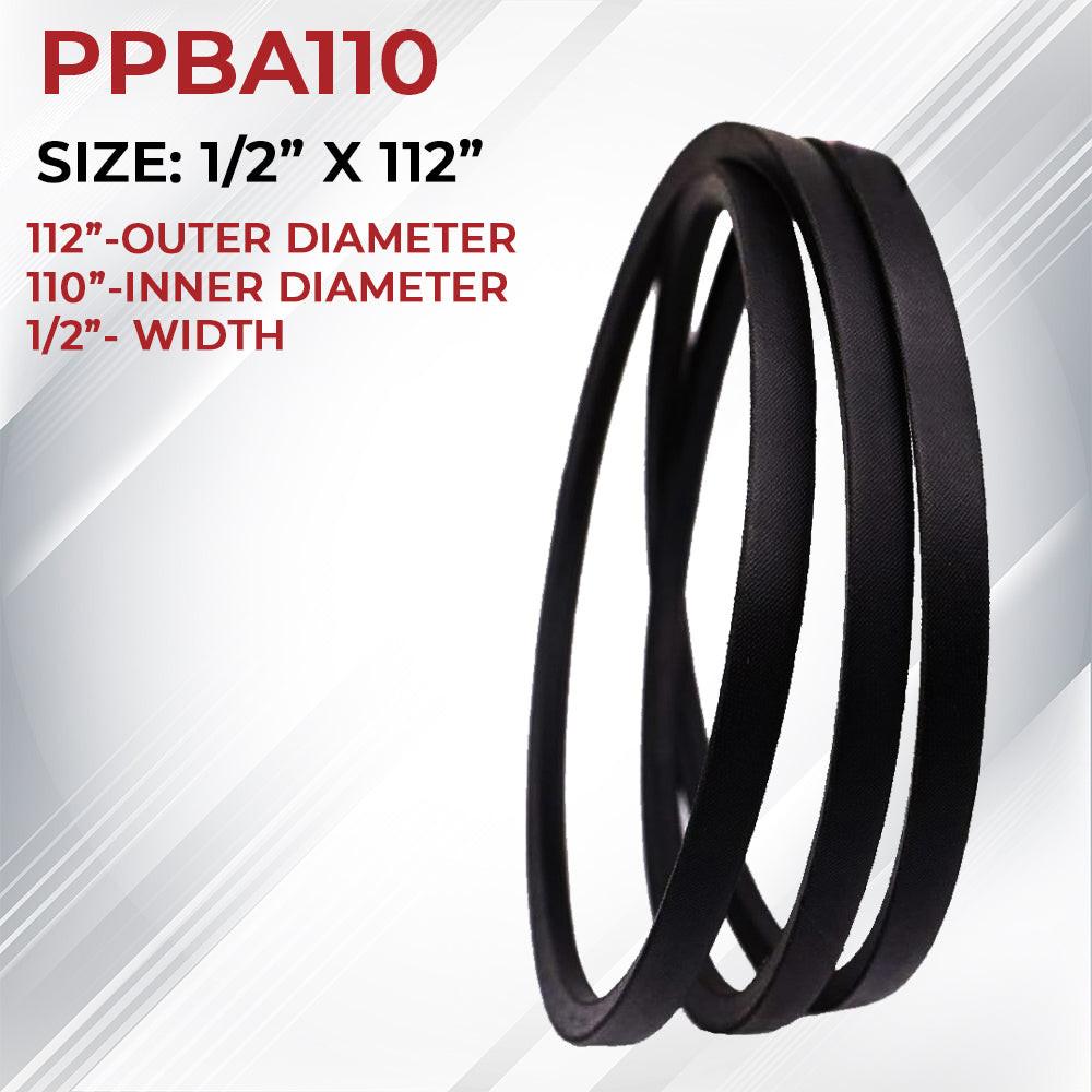 Kit de cubierta de pieza probada, cuchillas de correa de 42 pulgadas compatibles con Toro 110-6871 110-6568-03