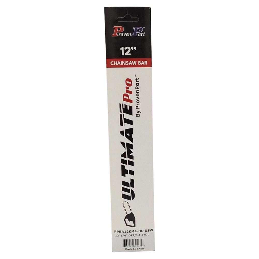 Proven Part 12" Chainsaw Guide Bar With 4 Chains 1/4" .043" 64DL For 3005 008 3405 HT100 HT101