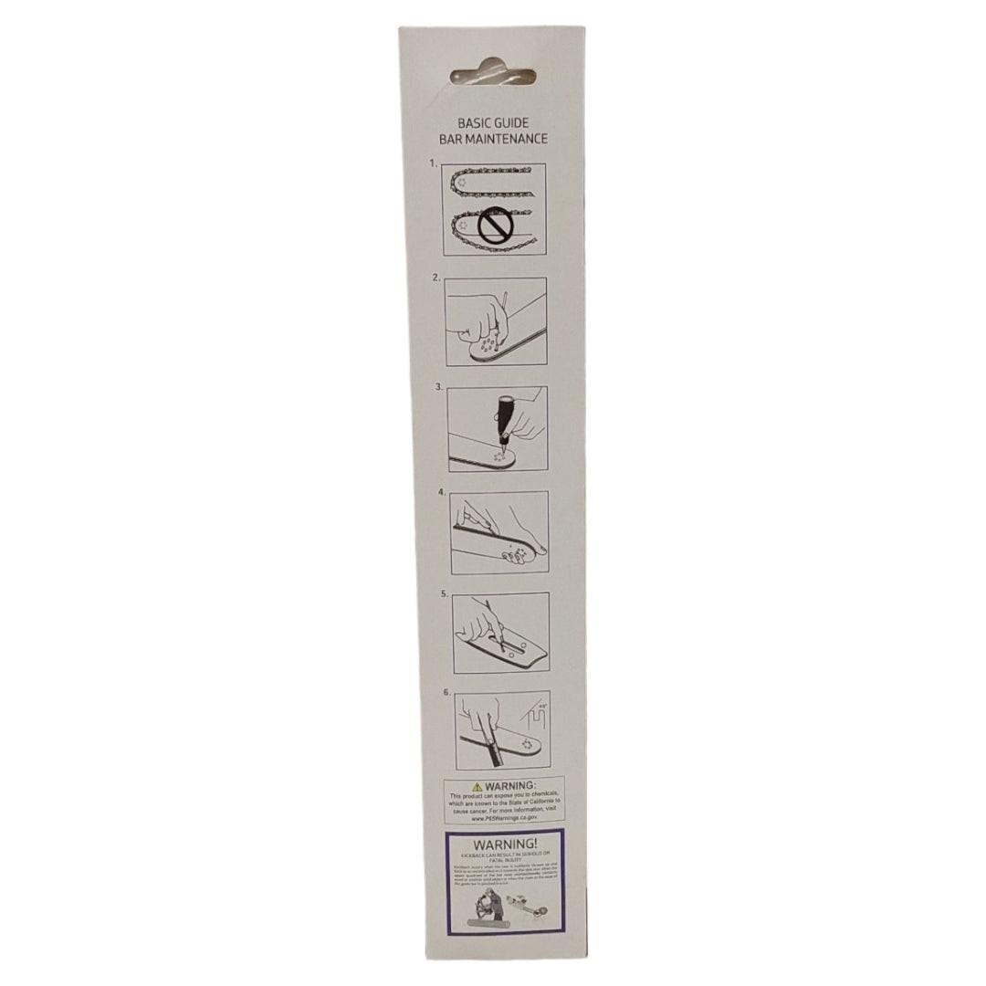 Proven Part 12" Chainsaw Guide Bar With 4 Chains 1/4" .043" 64DL For 3005 008 3405 HT100 HT101