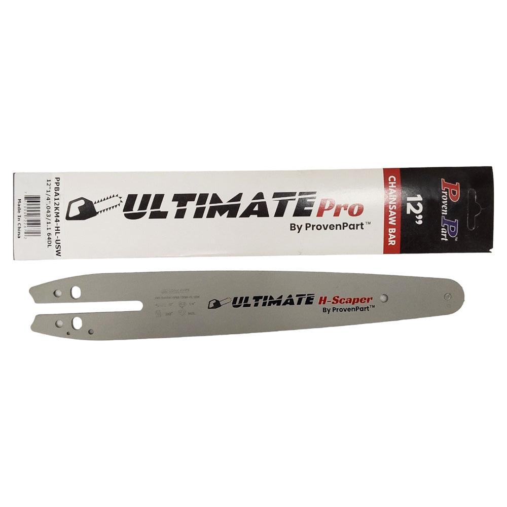 Proven Part 12" Chainsaw Guide Bar With 4 Chains 1/4" .043" 64DL For 3005 008 3405 HT100 HT101
