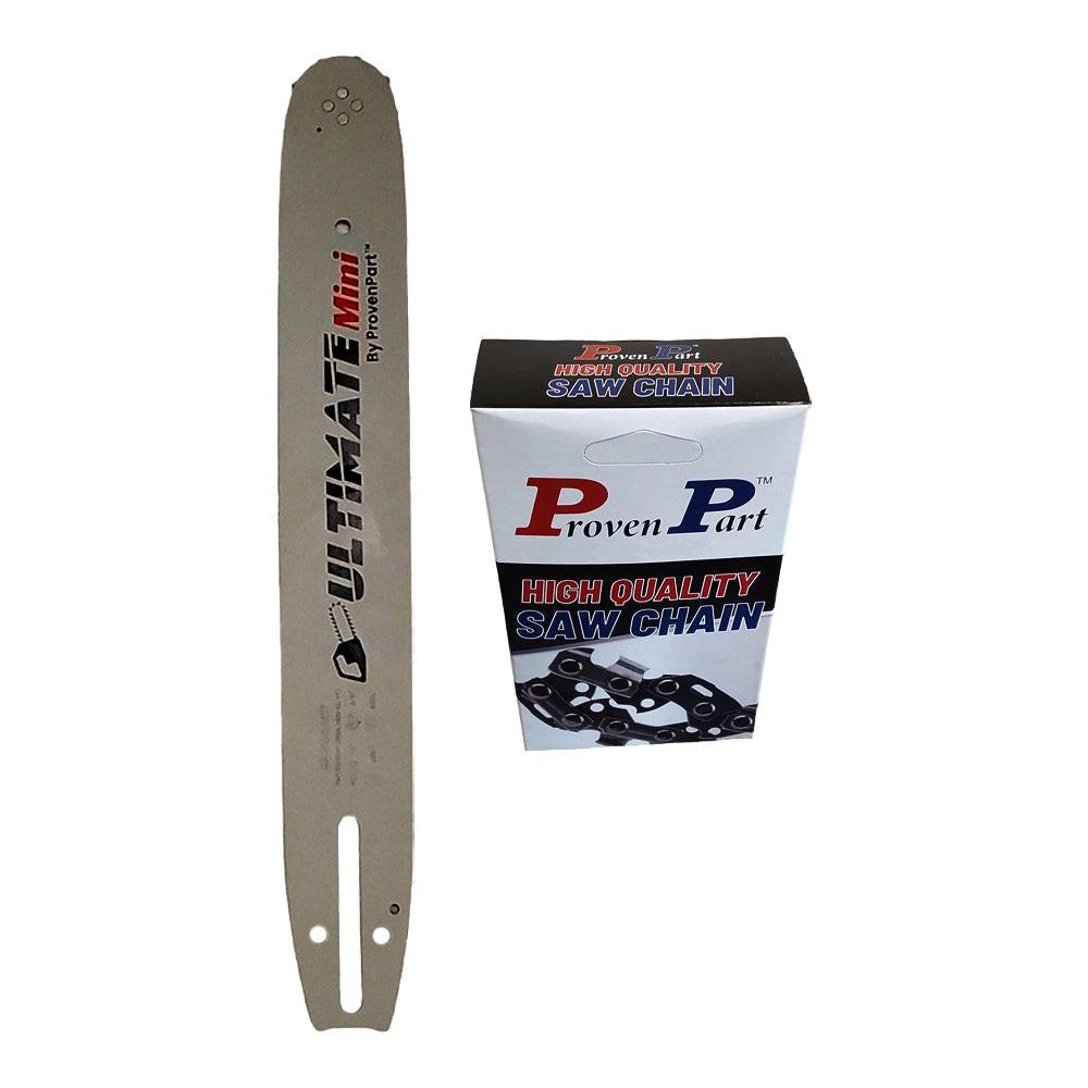 Proven Part 14" Chainsaw Bar And Full Chisel Chain 3/8" LP .050 52DL For Husqvarna Fits 599583952