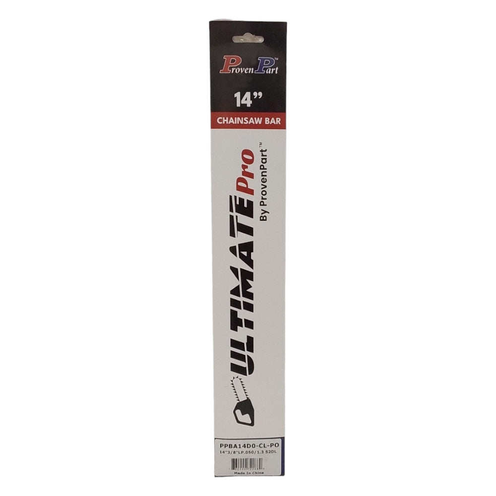 Proven Part 14" Chainsaw Bar And 4 Pack Semi Chisel Chain 3/8" LP .050 52DL For Husqvarna Fits 599583952