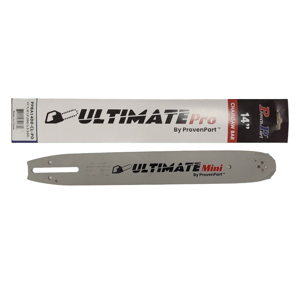 Proven Part 14" Chainsaw Bar And 4 Pack Semi Chisel Chain 3/8" LP .050 52DL For Husqvarna Fits 599583952