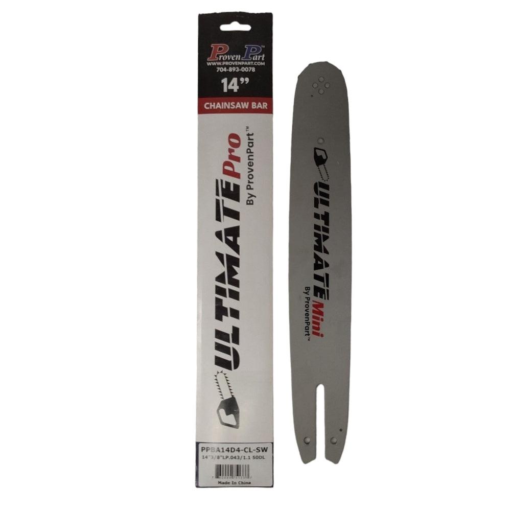 Proven Part 14" Chainsaw Bar 3/8" LP 043 - A074 Fits Stihl MS170, MS171, MS180