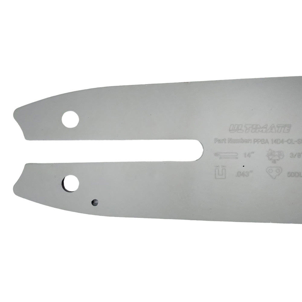 Proven Part 14" Chainsaw Bar And 4 Semi Chisel Chain Combo 3/8" LP 043 50DL Fits Stihl MS190, MS191T, MS192T