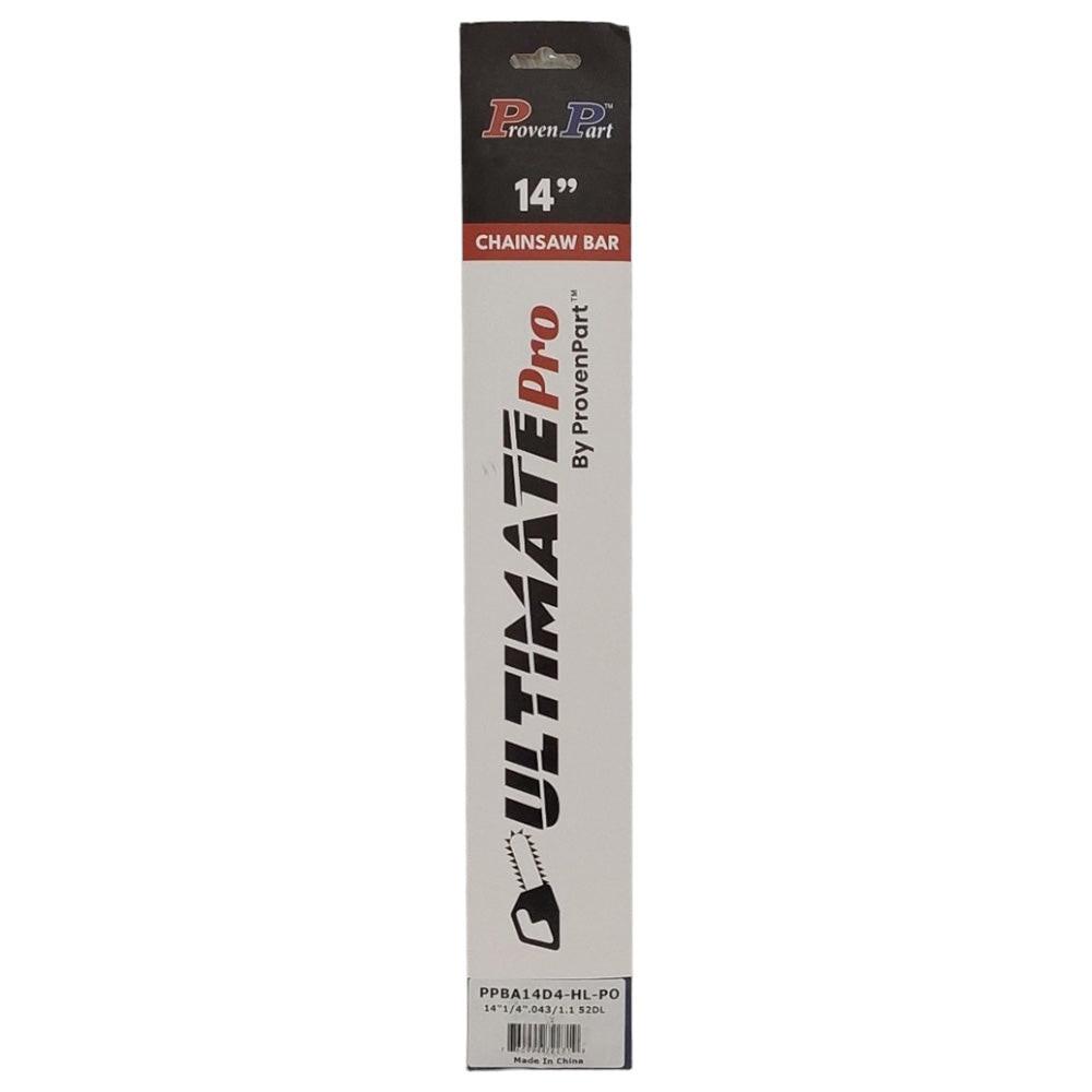 Proven Part 14" Guide Bar 3/8" LP .043" Bar For Makita E-00072 XCU02 XCU03 HL PO A041 52DL