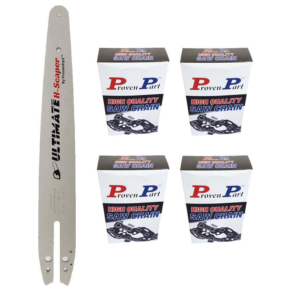 Barra guía de 14" de pieza probada 1/4" .043 72Dl para Stihl 3005 008 3409 Msa160C-Bq Msa200C-Bq