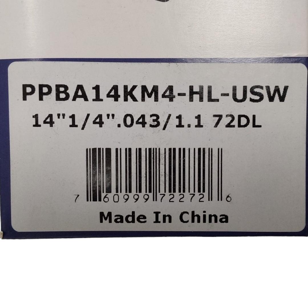 Barra guía de 14" de pieza probada 1/4" .043 72Dl para Stihl 3005 008 3409 Msa160C-Bq Msa200C-Bq