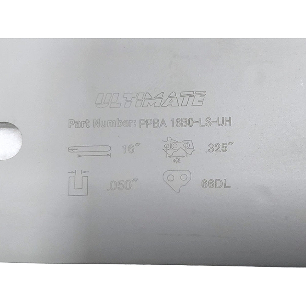 Barra guía de 16" de pieza probada .050 66Dl .325" compatible con Echo 16F0Ld3366C Ls Uh K095