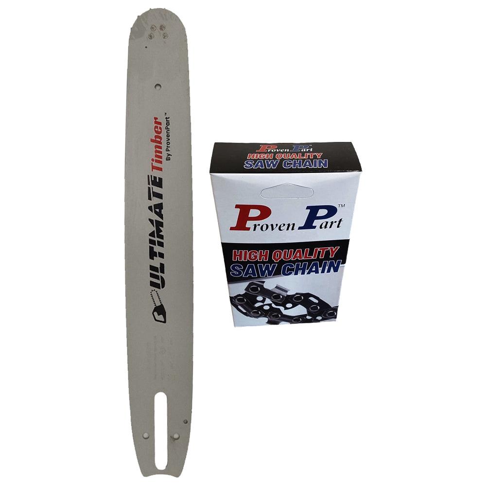 Proven Part 16" Guide Bar With Full Chisel Chain For Stihl 3003 008 6813 .325" .063" 67Dl LS SN D025