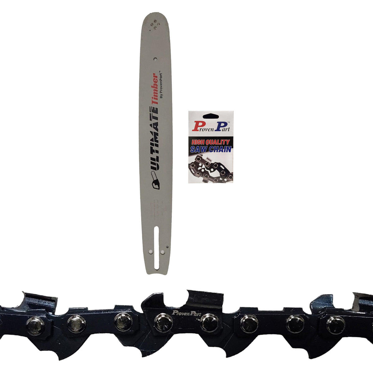 16 in chainsaw bar and full chisel chain with drive links