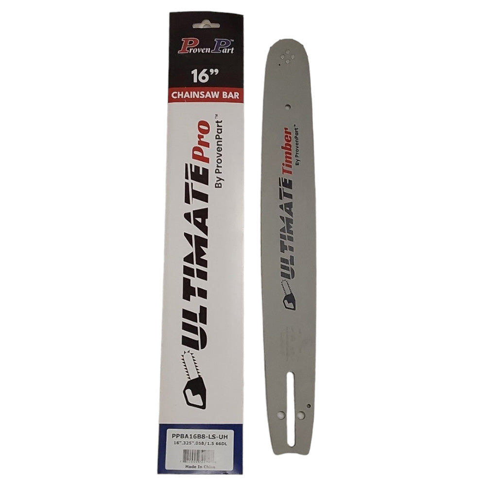 Pieza probada 168Vxlgk095 para barra guía Oregon de 16", paso de 0,325", calibre de 0,058" Ls Uh K095