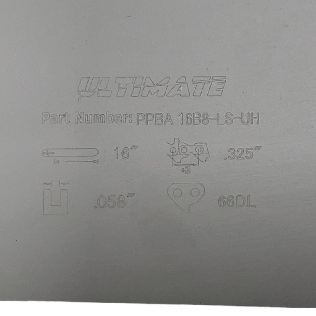 Pieza probada 168Vxlgk095 para barra guía Oregon de 16", paso de 0,325", calibre de 0,058" Ls Uh K095