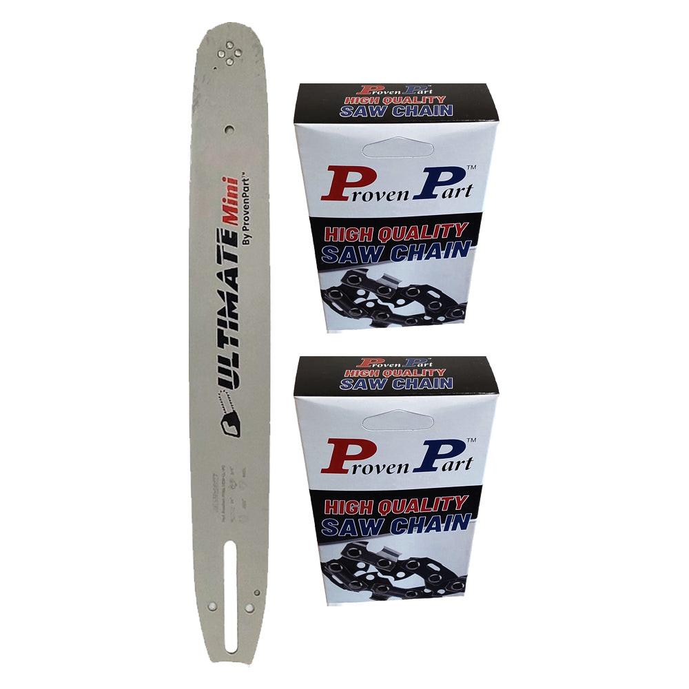 Pieza probada 599583956 para Husqvarna 16" Bar Xf 3/8 Mini .050 Cl P0 A041 16Aoes3757C