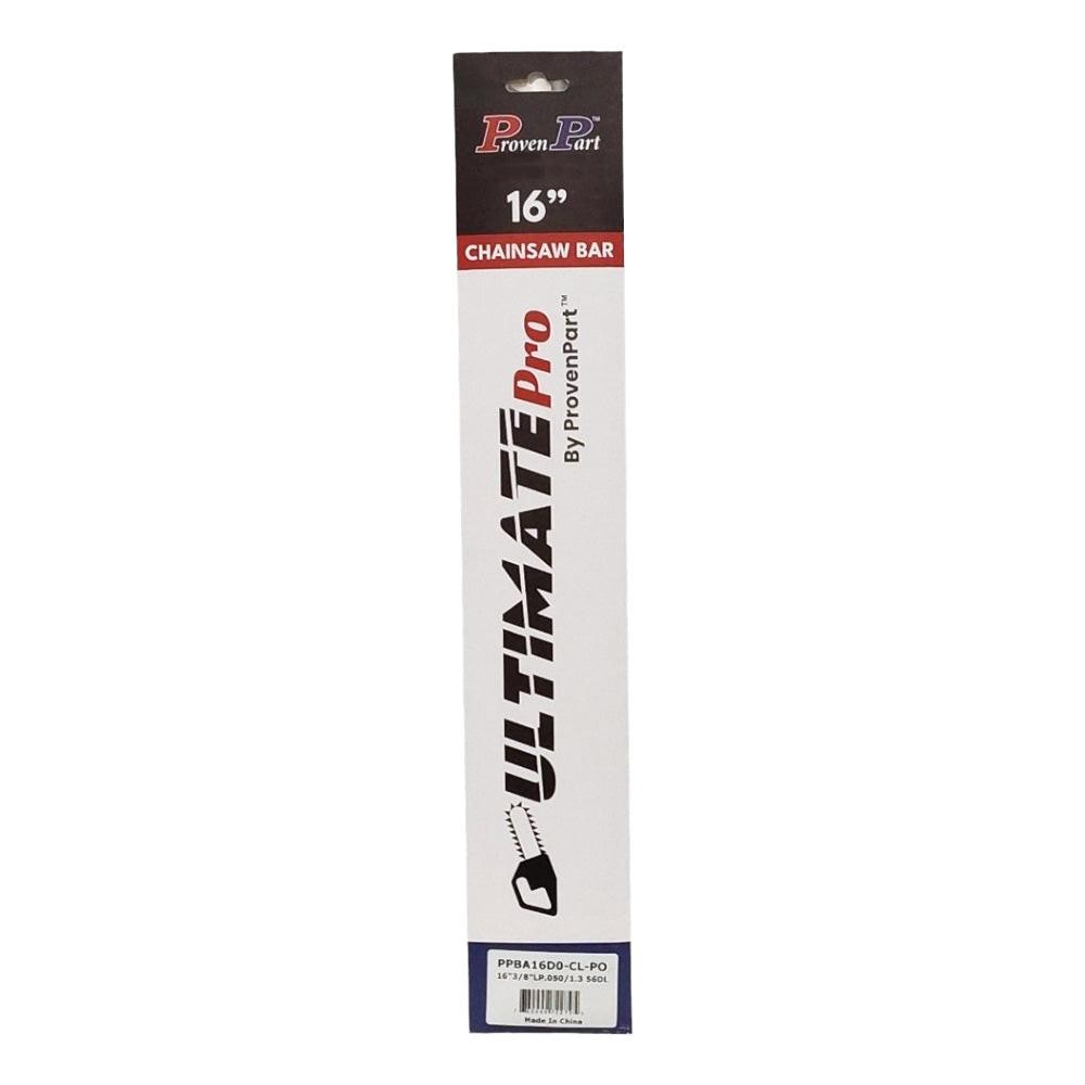 Proven Part 16" Chainsaw Bar And 4 Pack Full Chisel Chain Combo 3/8"LP .050" 57DL For Husqvarna Fits 599583956