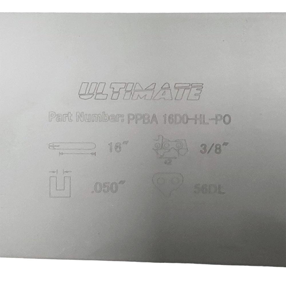 Proven Part E-00103 16" Chain Saw Guide Bar For Makita 3/8" Lp.050 56DL HL P0 A041