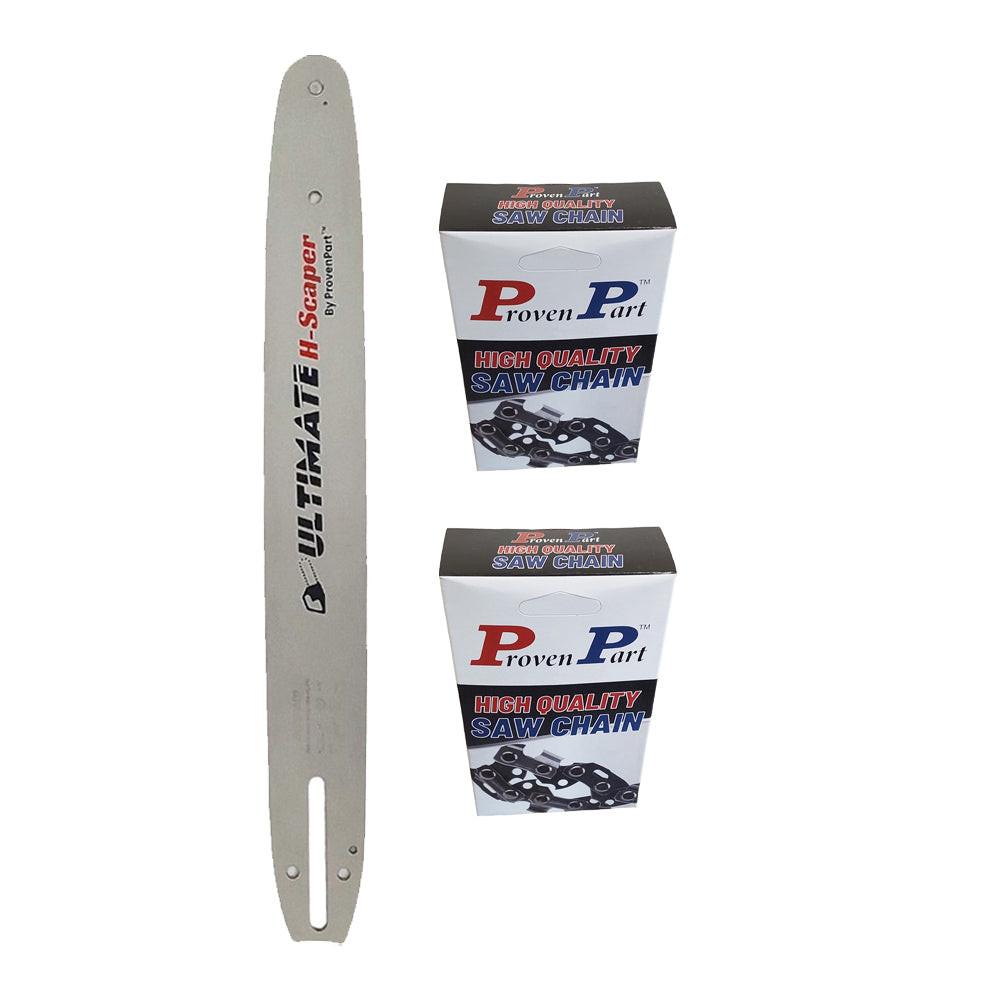 Barra guía de 16" de pieza probada para Makita 3/8” Lp, .043” E-00094 Hl Po A041 Dwzcsb16