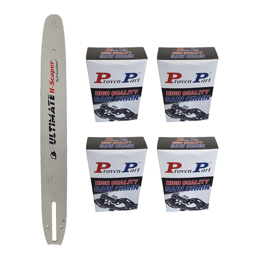 Barra guía de 16" de pieza probada para Makita 3/8” Lp, .043” E-00094 Hl Po A041 Dwzcsb16