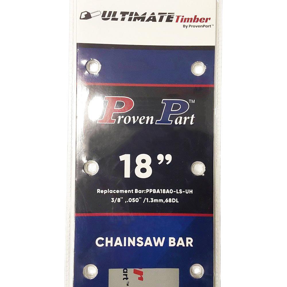Proven Part E-00119 18" Guide Bar For Makita 3/8" .050" 64DL LS UH K095